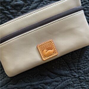 Dooney & Bourke Taupe Leather Wallet